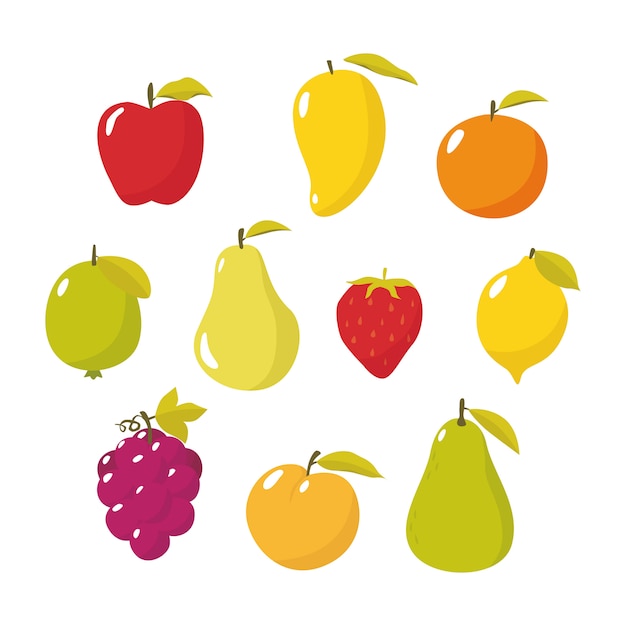 Fruit vectorillustratie