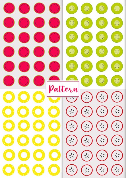 Fruit zomer patroon