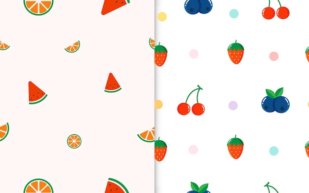 Fruitpatroon concept