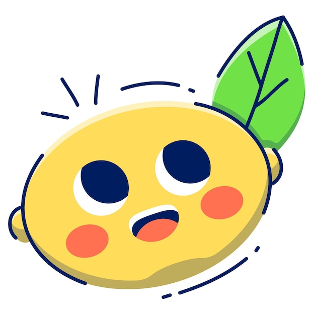 Fruits cute sticker collection