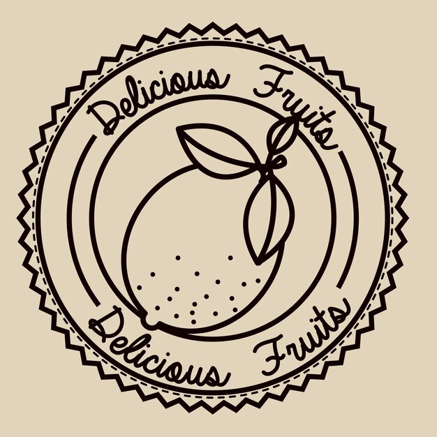 Fruits digital design