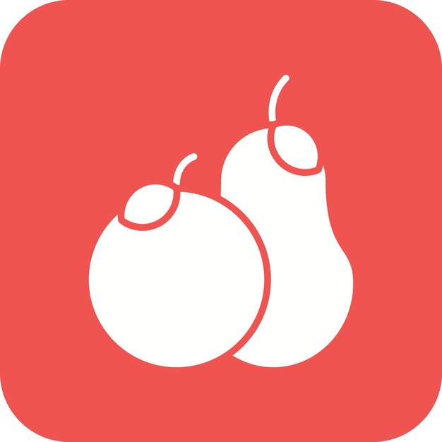 Икона фруктов векторное изображение может быть использовано для общественного питания