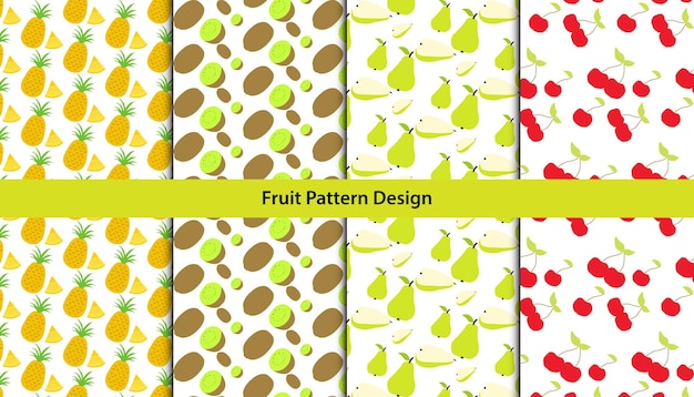 Fruits pattern design