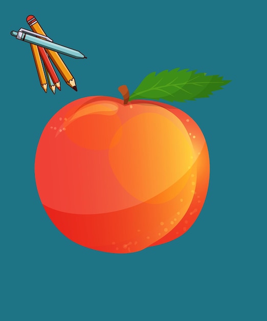 Vector fruits vector icon illustration food premium vector