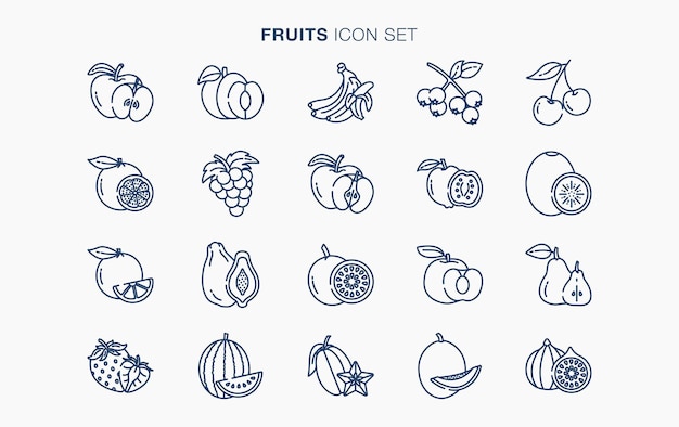 Fruits Vector icon