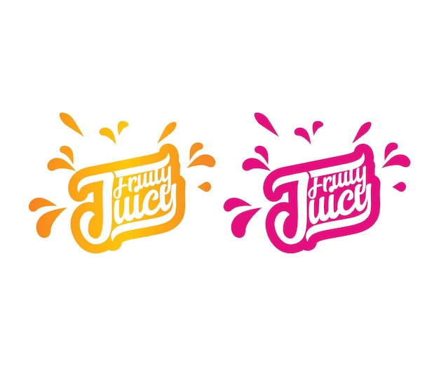 Fruitsap logo vers drankje logo Juice Logo Vector Art Icons and Graphics