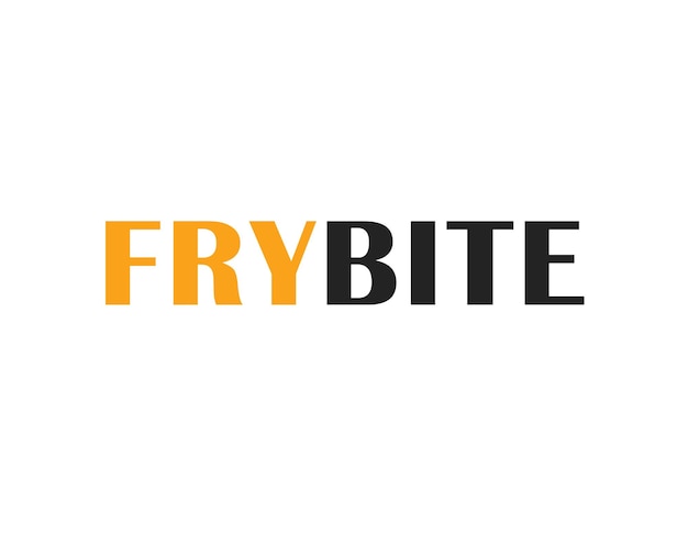 Fry bite logo for restaurant