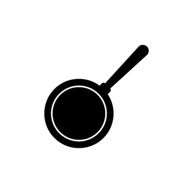 Frying pan icon vector