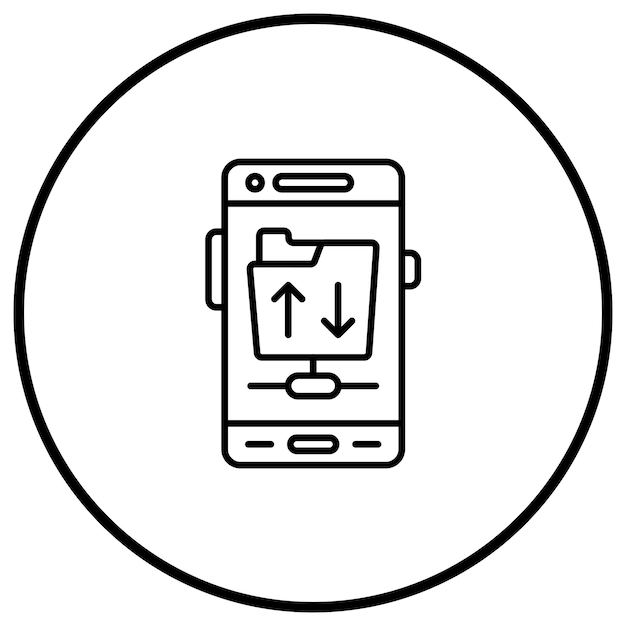 Ftp Protocol icoon vector afbeelding Kan worden gebruikt voor Mobile App Development