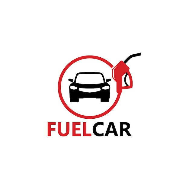 Design del modello di logo per auto a carburante