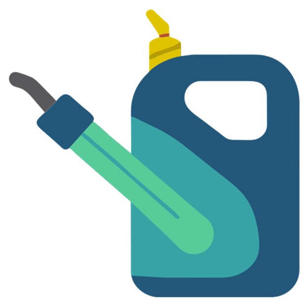 fuel nozzle icon icon colored shapes