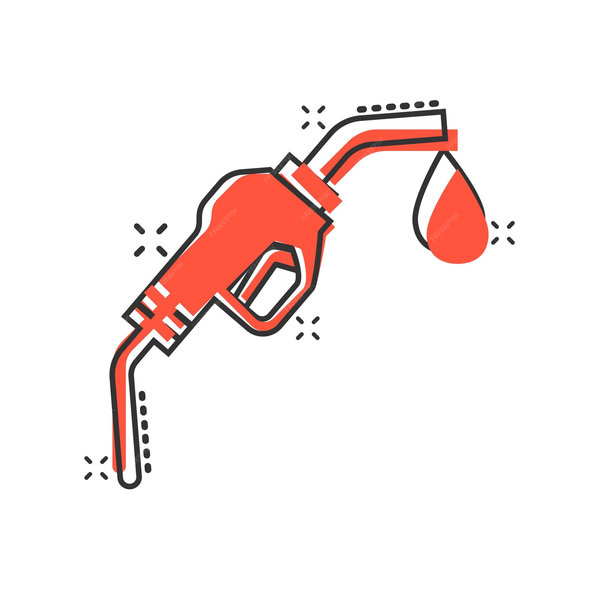 Premium Vector | Fuel pump icon in comic style gas station cartoon sign vector illustration on white isolated background petrol splash effect business concept Premium Vector | Fuel pump icon in comic style gas station cartoon sign vector illustration on white isolated background petrol splash effect business concept