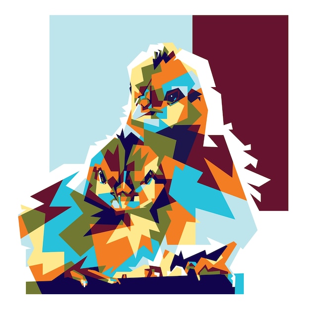 Vector full color chicks background