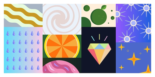 Полноцветная иллюстрация пота конфеты