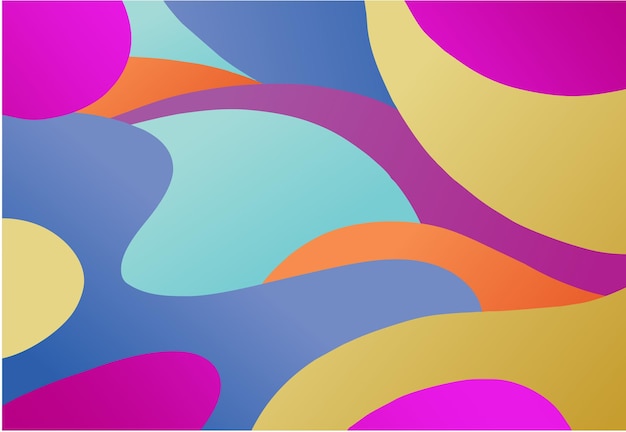 полноцветный фон веб-баннера, векторная иллюстрация