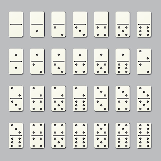 Full domino pieces