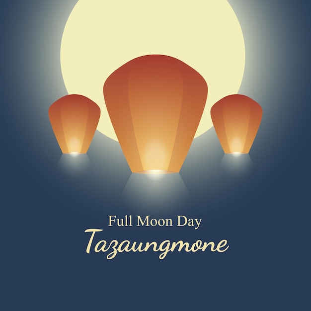 Full Moon Day of Tazaungmone background