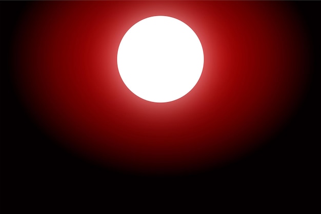 벡터 빨간색과 검은색 배경에 보름달입니다.