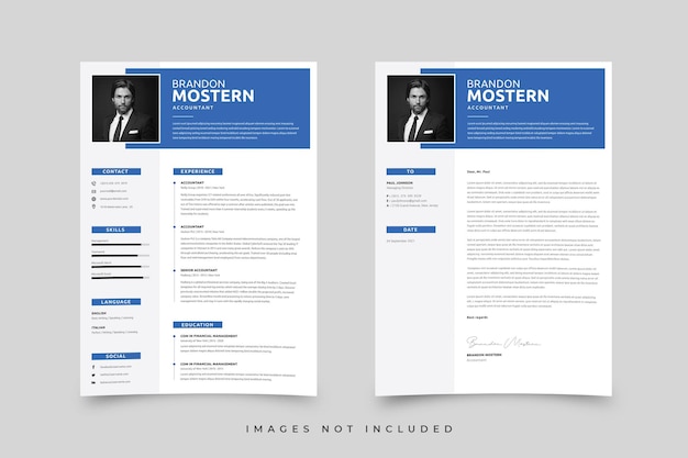 A full page of a resume for a company called mottm.