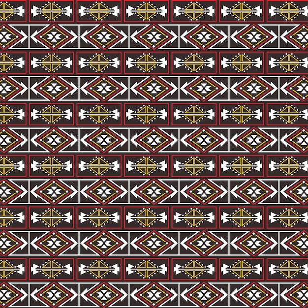 Vector full pattern ornament etnic