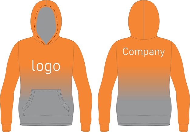 Full sleeve hoodie mock ups templates