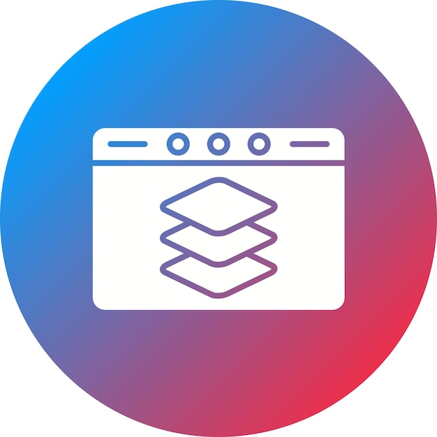 Full Stack Developer icoon vector afbeelding Kan worden gebruikt voor UX en UI