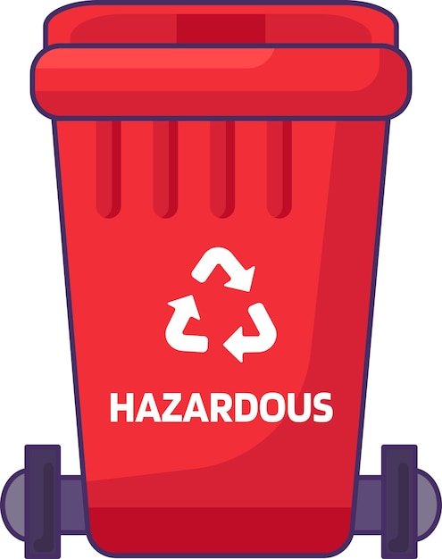 Fulled Transportable Hazardous Waste Container