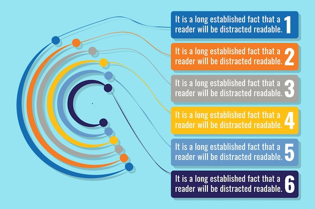 Fully editable realistic infographic design