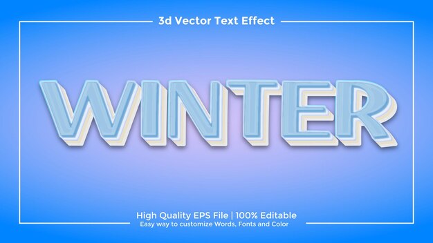 Fully editable title 3d text effect high quality eps vector