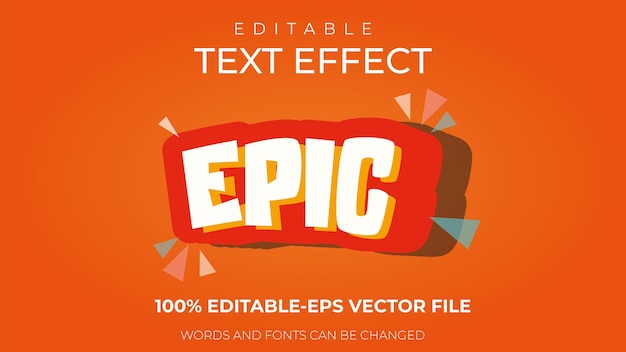 Fully Editable Vector Text Effect