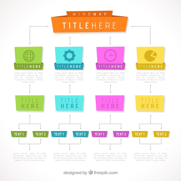 Fun and colorful diagram template