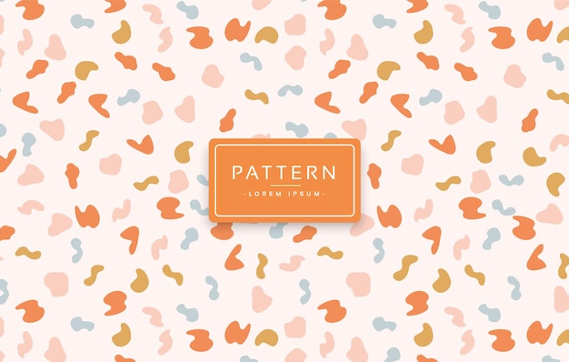 Fun colorful terrazzo pattern vector