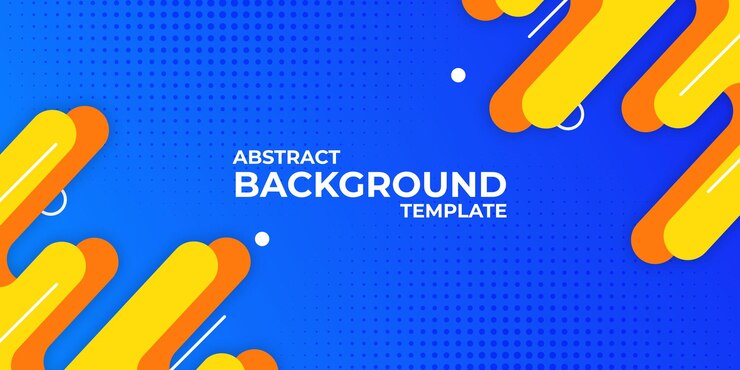 Fun creative abstract kid background template