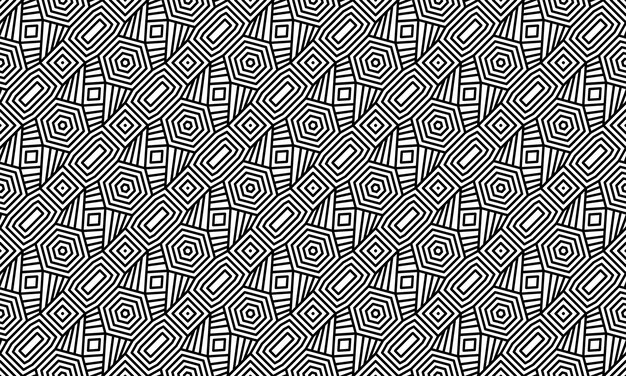 fun geometric line pattern