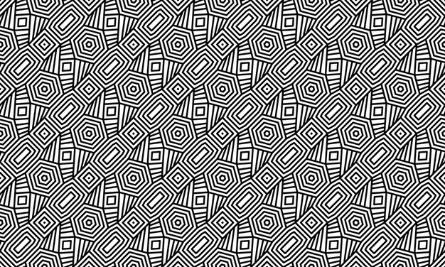 fun geometric line pattern