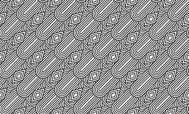 fun geometric line pattern