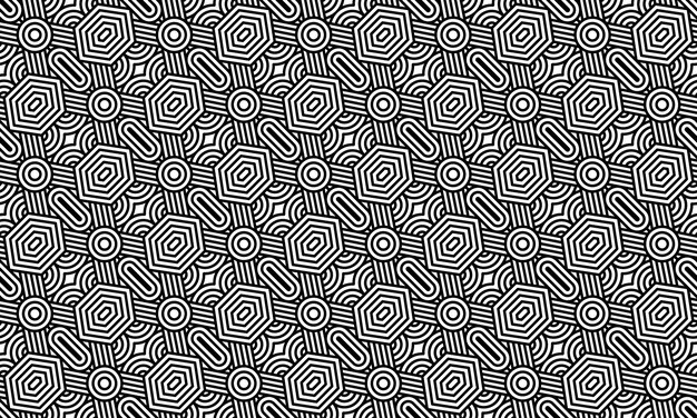 fun geometric line pattern