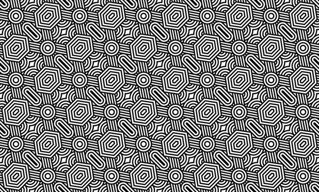 fun geometric line pattern