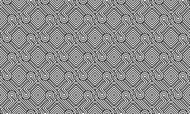 fun geometric line pattern