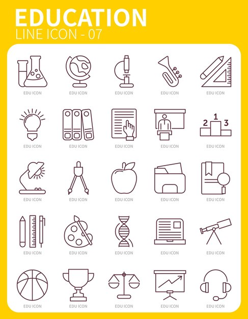 fun school study learning icon