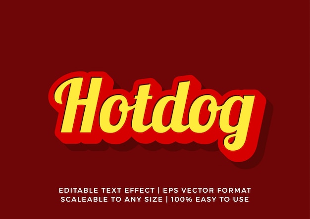 Fun Tasty Food Modern Text Effect