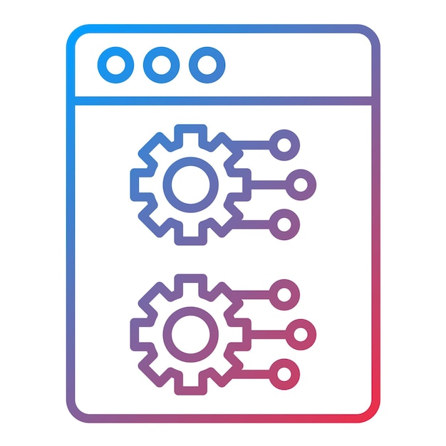 Functionaliteit icoon vector afbeelding Kan worden gebruikt voor No Code