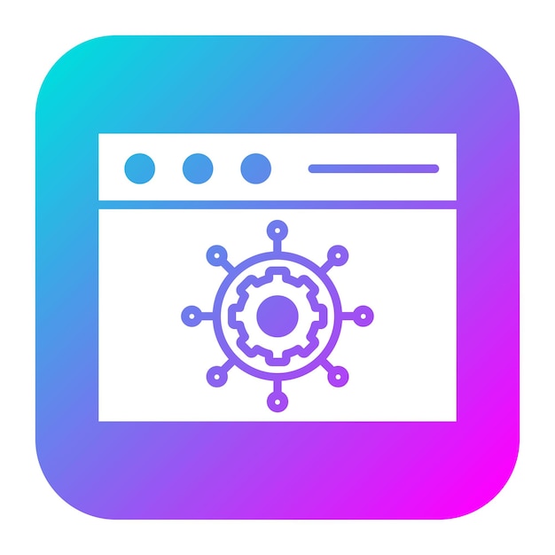 Functionality vector icon Can be used for No Code iconset