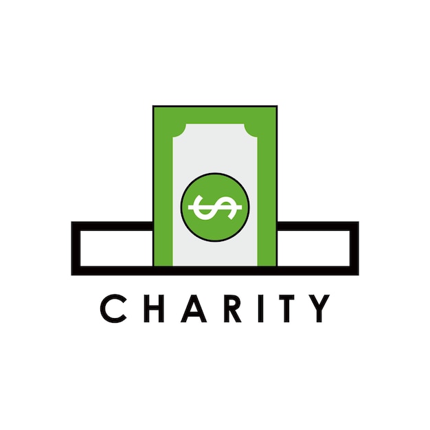 funding charity donation money icon vector symbol illustration