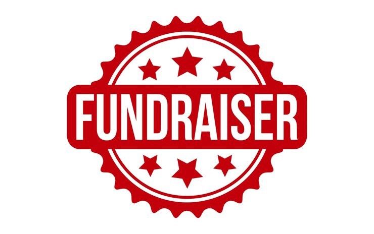 वेक्टर fundraiser rubber stamp seal vector