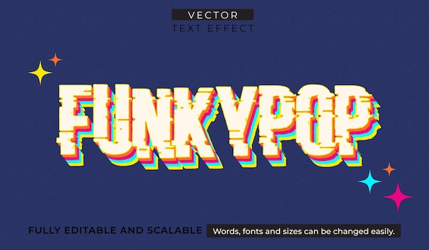 Fungkypop Editable Text Effect