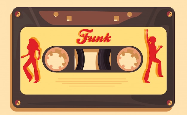 Funk music cassette