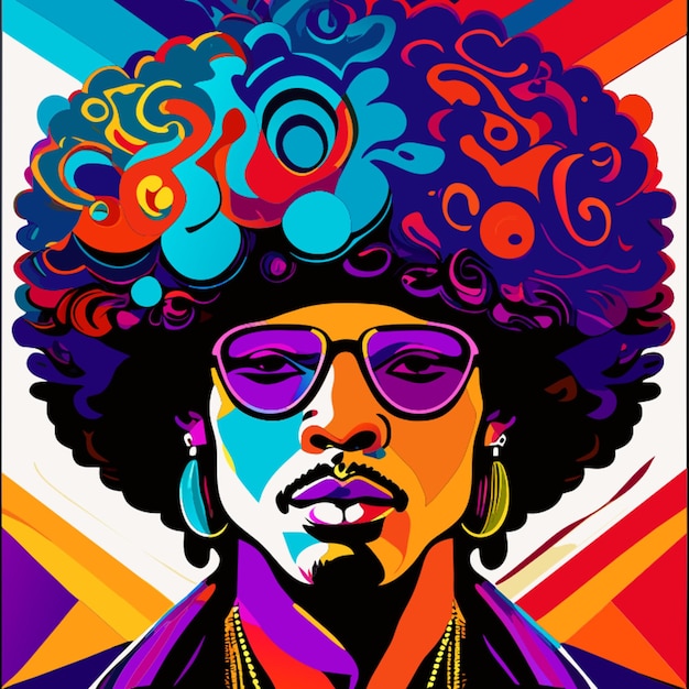 funky vector illustration