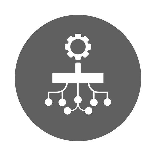 Funnel scrum project planning icon orange vector eps