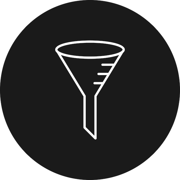Funnel vector icon Can be used for Car Repair iconset